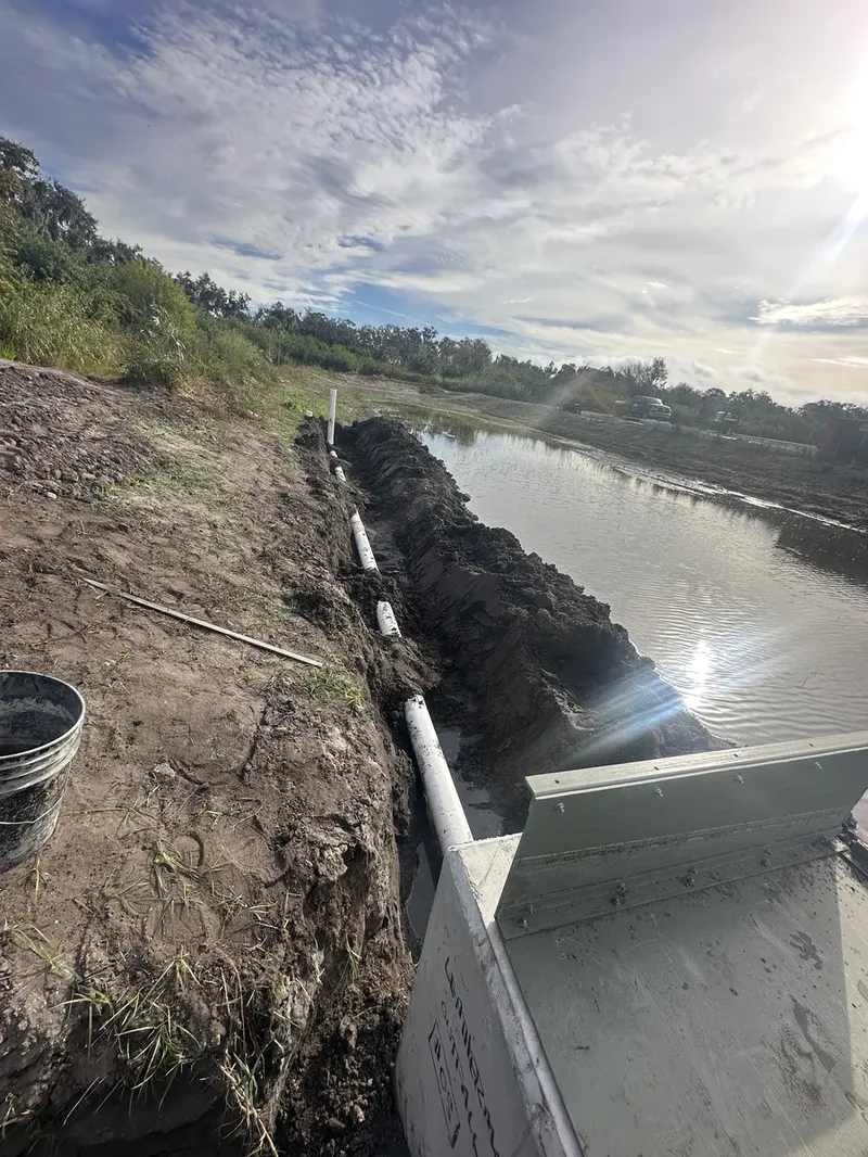 Drainage Solutions services by Lethermon Grade Excavations — professional excavation contractor in Bradenton and Sarasota FL